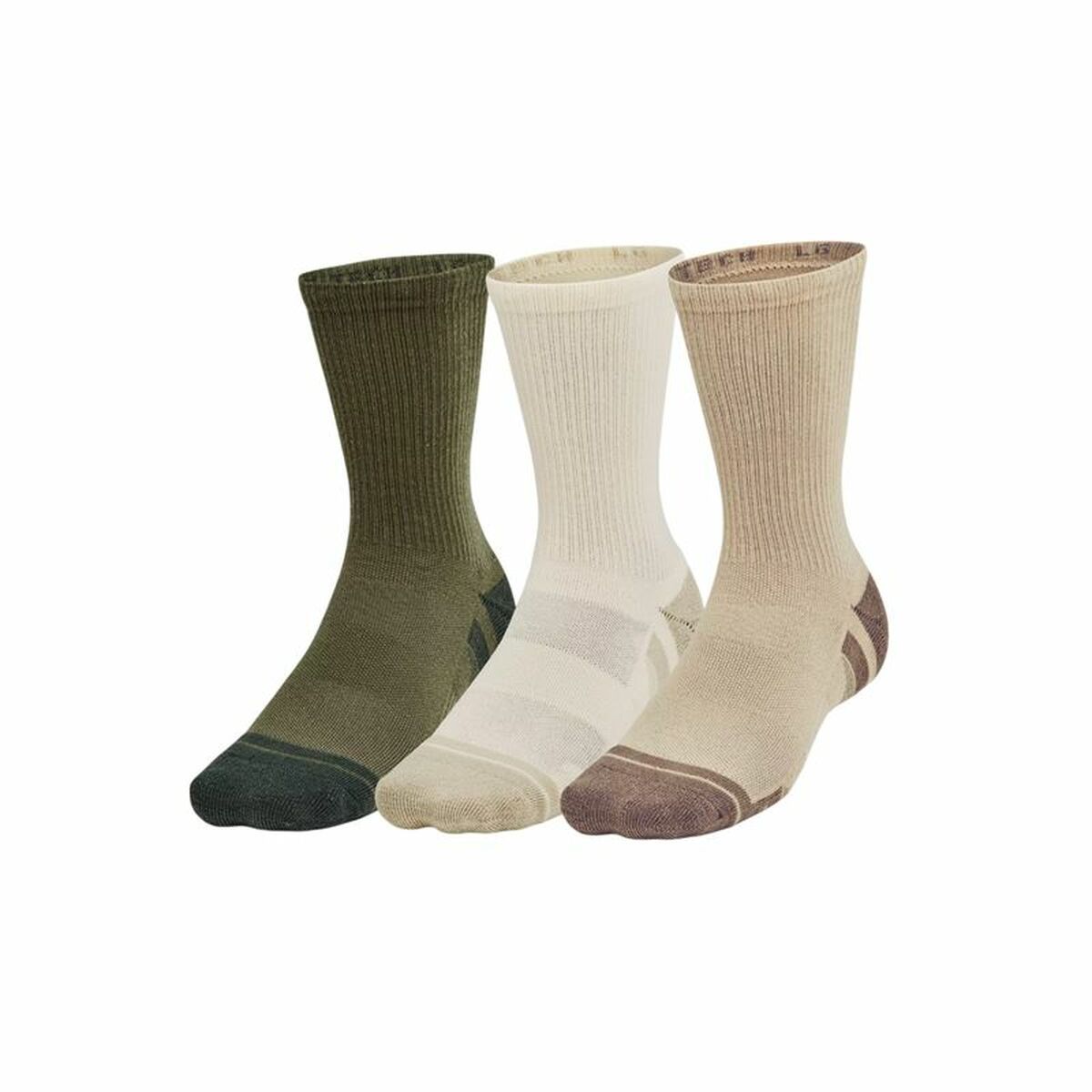 Calcetines Under Armour Performance Marrón 36-41 Fitness 3 Piezas