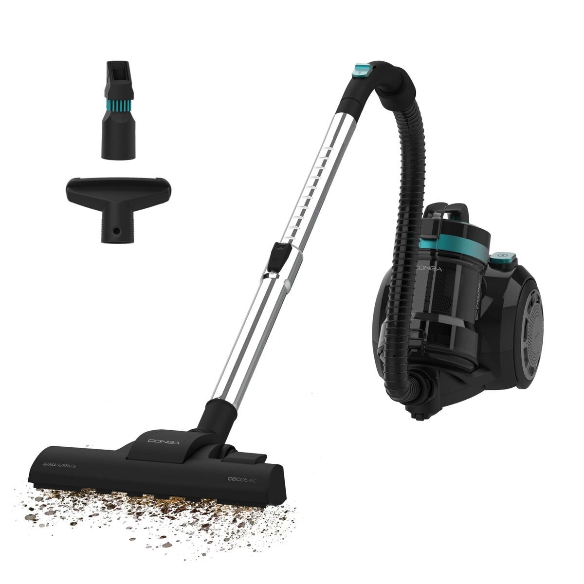 Aspirador Cecotec Conga Rocksta Cyclonic Plus 800 W Gris