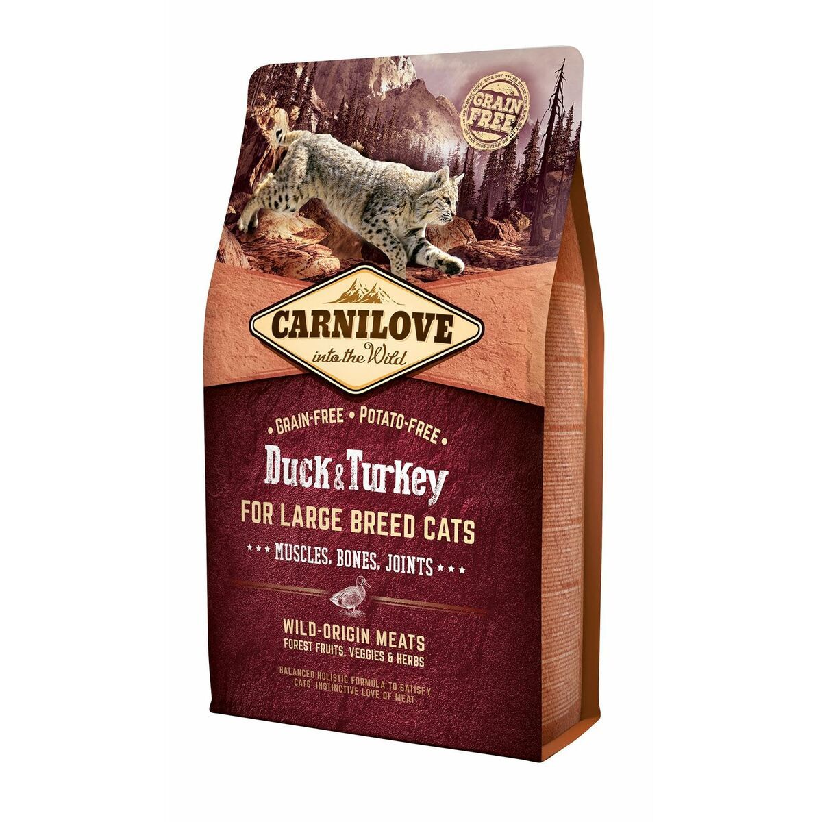 Comida para gato Carnilove Pato 2 Kg