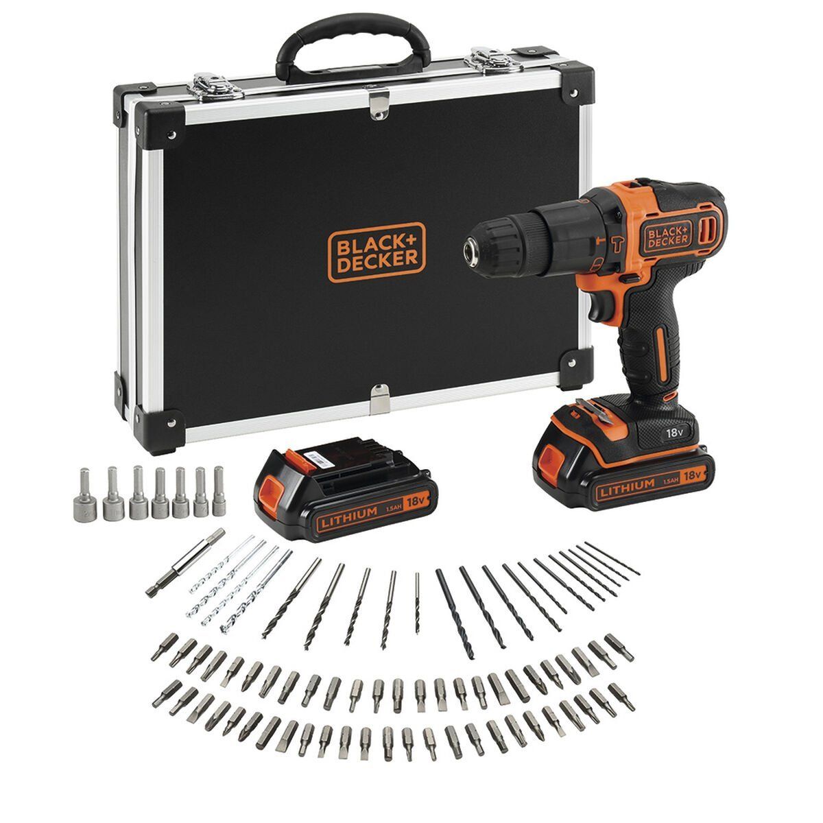 Taladro Percutor Black & Decker 18 V 18V