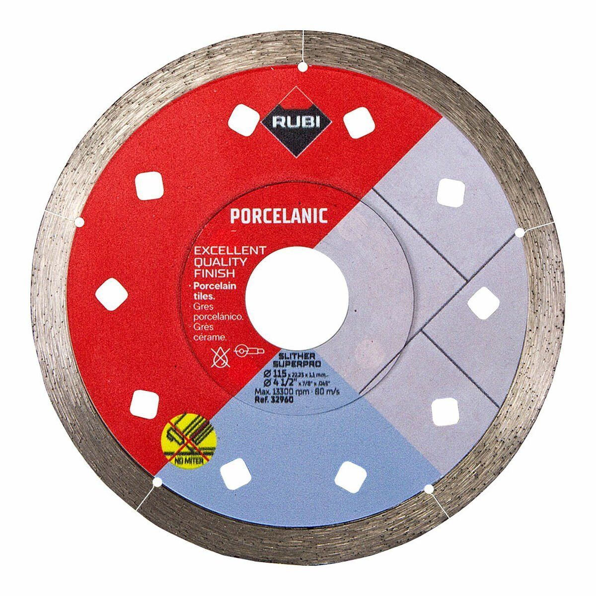 Disco de corte diamantado Rubi slither superpro Ø 115 mm