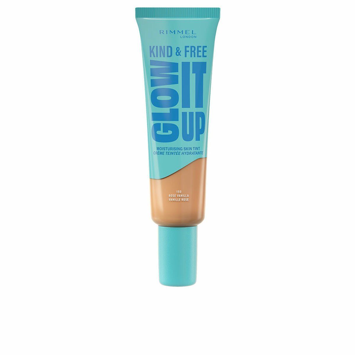Base de Maquillaje Fluida Rimmel London KIND & FREE Nº 150-Rose Vanilla 30 ml