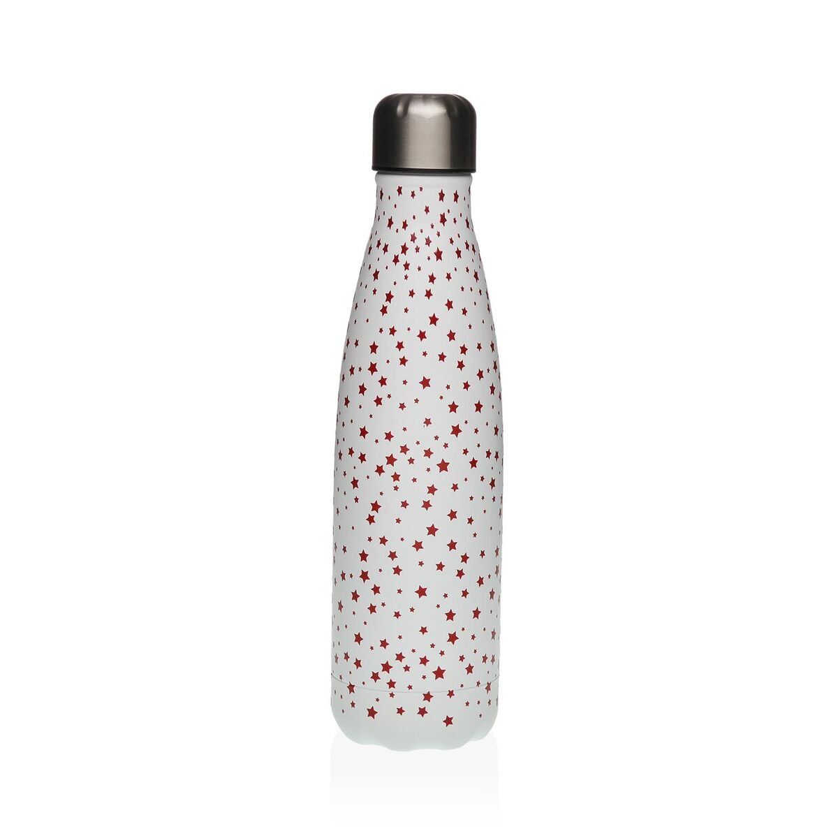 Botella de Agua Versa Acero Estrellas 7 x 27 x 7 cm