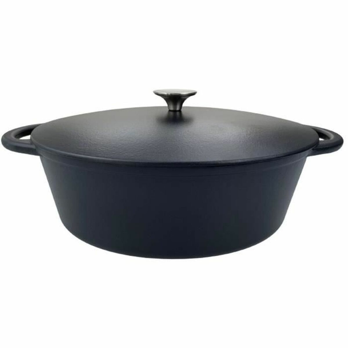 Cacerola Con Tapa Baumalu Negro 38 x 30 x 16 cm
