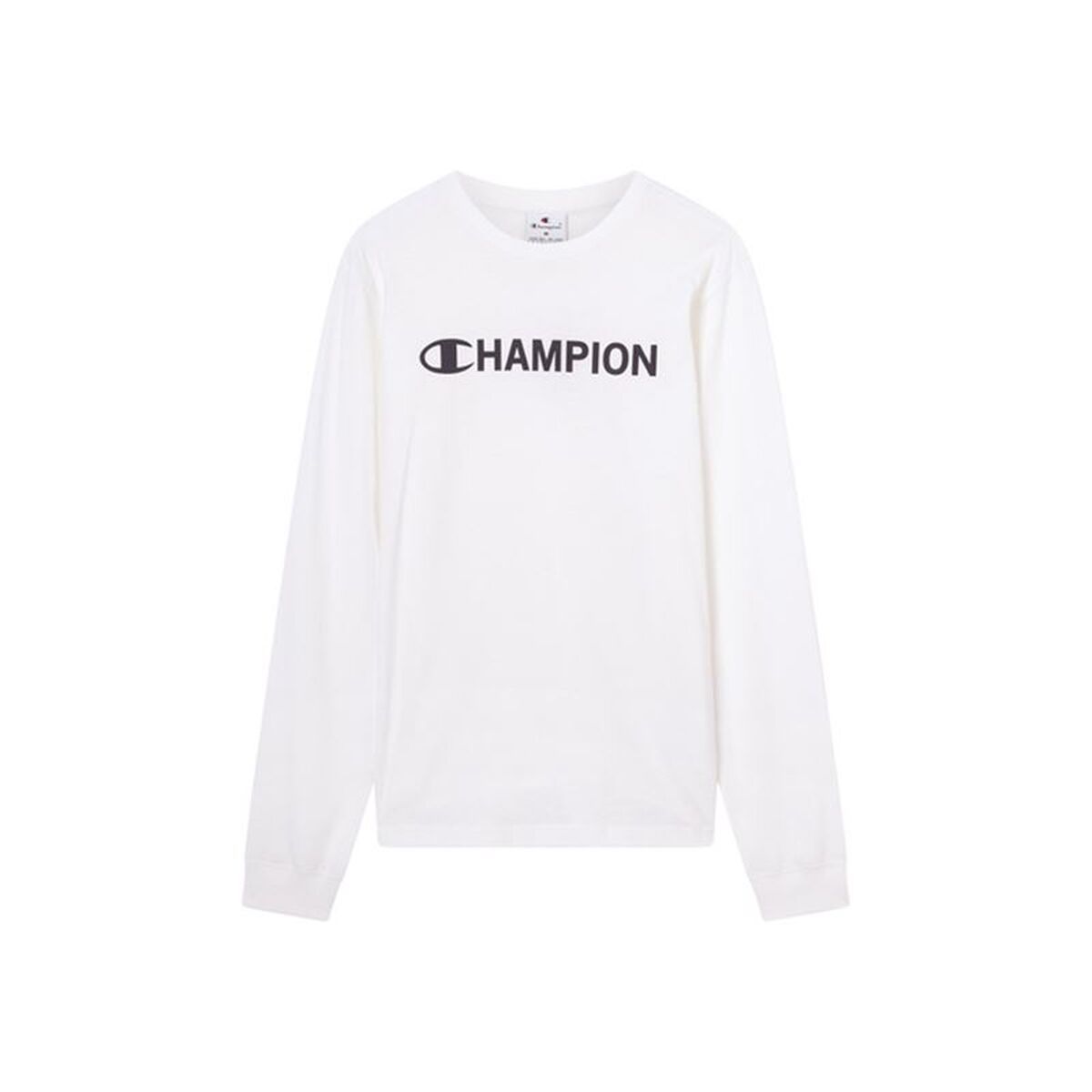 Camiseta de Manga Larga Hombre Champion Graphic Shop Blanco