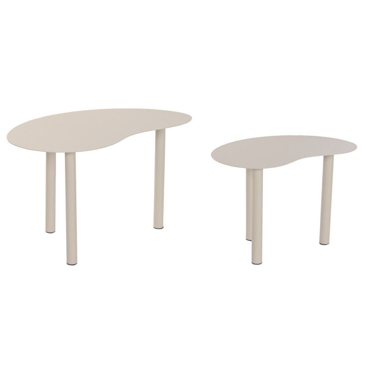 Mesa de Centro Home ESPRIT Crema 76 X 42 X 46 CM (2)