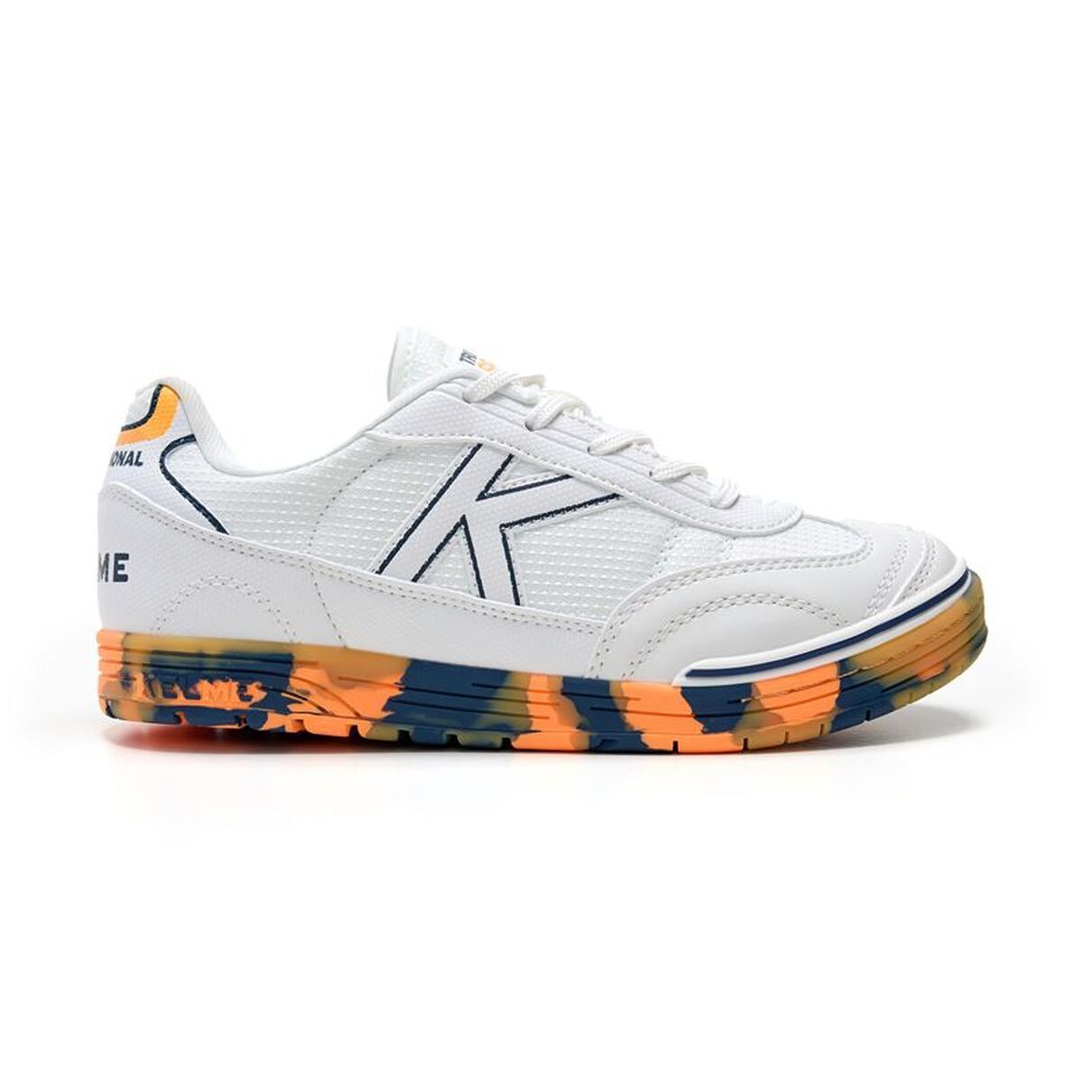 Zapatillas de Fútbol Sala para Niños Kelme Trueno Lace Blanco