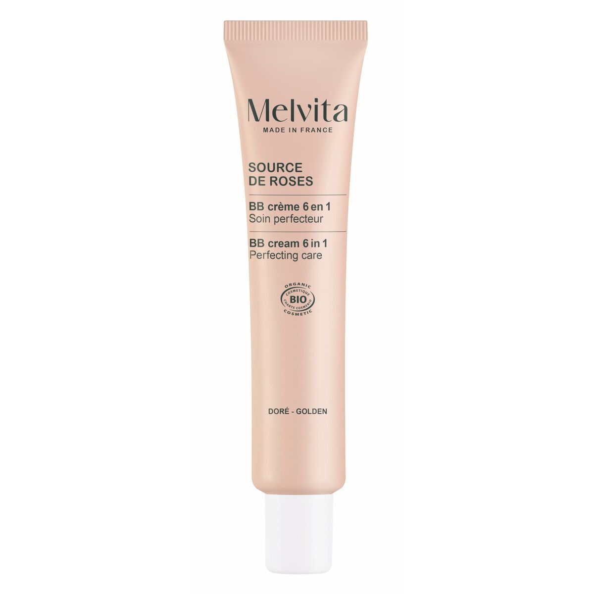 Crema Hidratante con Color Melvita SOURCE DE ROSES Dorado 40 ml