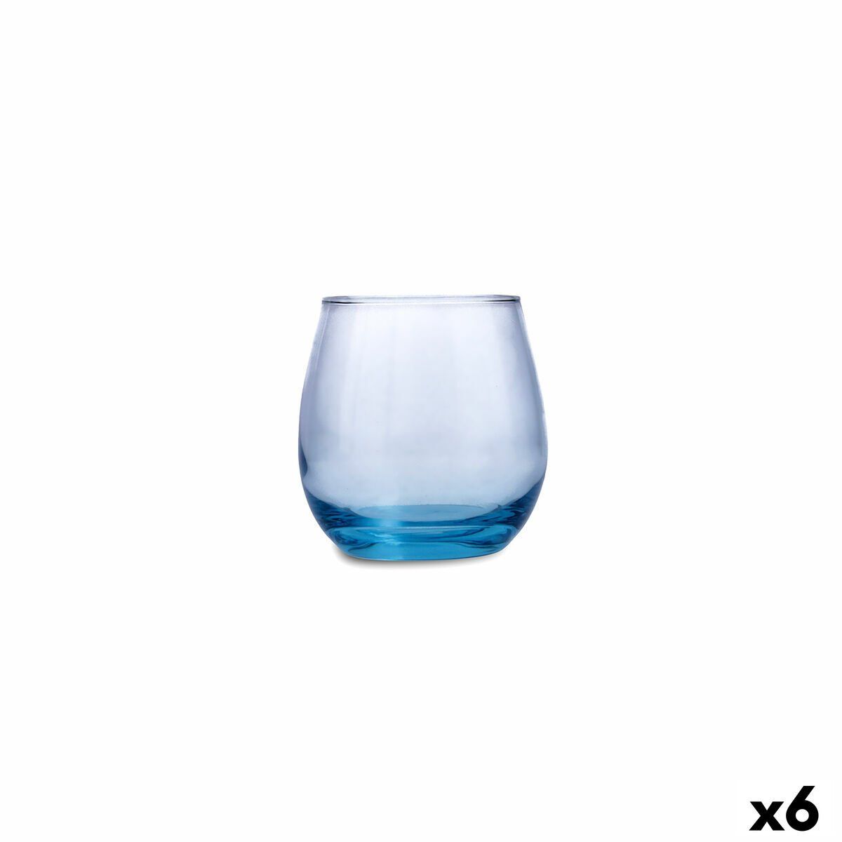Vaso Luminarc Maine Azul Vidrio 320 ml (6 Unidades)