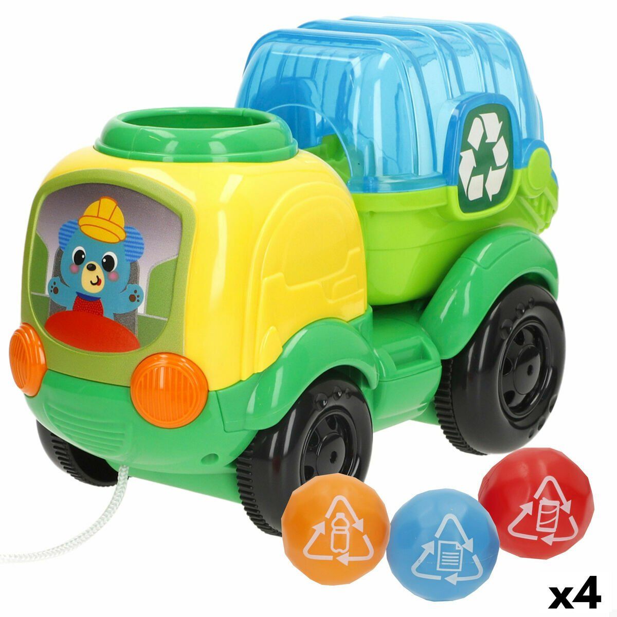 Juguete de arrastre Winfun 25 x 17 x 12 cm (4 Unidades)