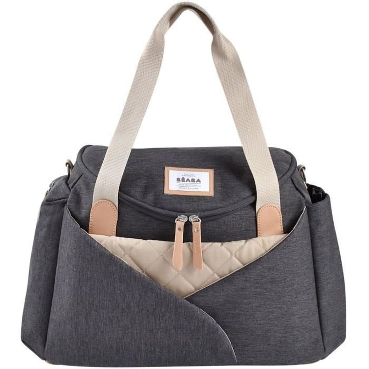 Bolso Cambiador de Pañales Béaba Gris