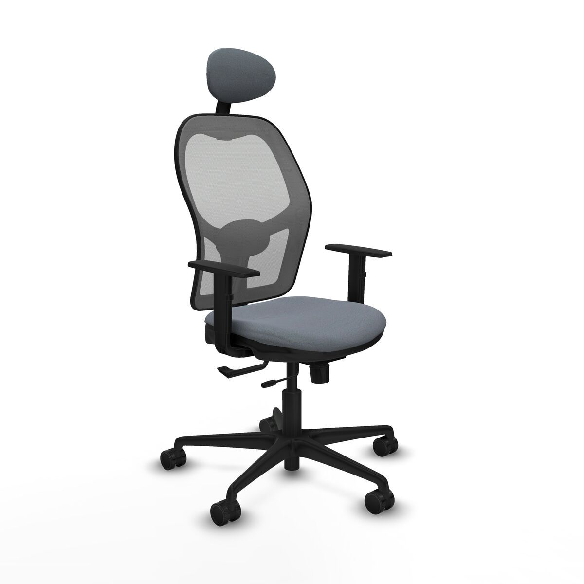 Silla de Oficina con Cabecero Jorquera Piqueras y Crespo 1D036N1 Gris