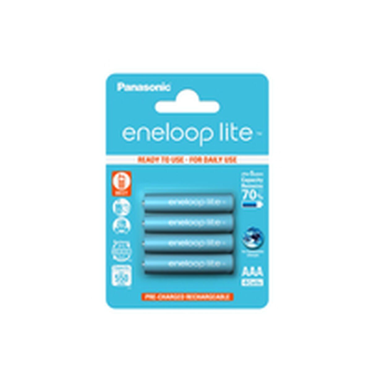 Pilas Recargables Panasonic BK-4LCCE/4CP (4 Unidades)