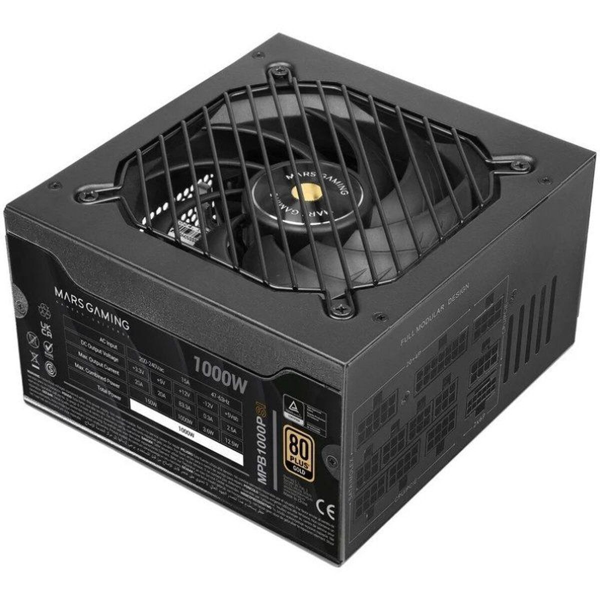 Fuente de Alimentación Mars Gaming TACMARS-MPB1000PSI 1000 W 80 Plus Gold