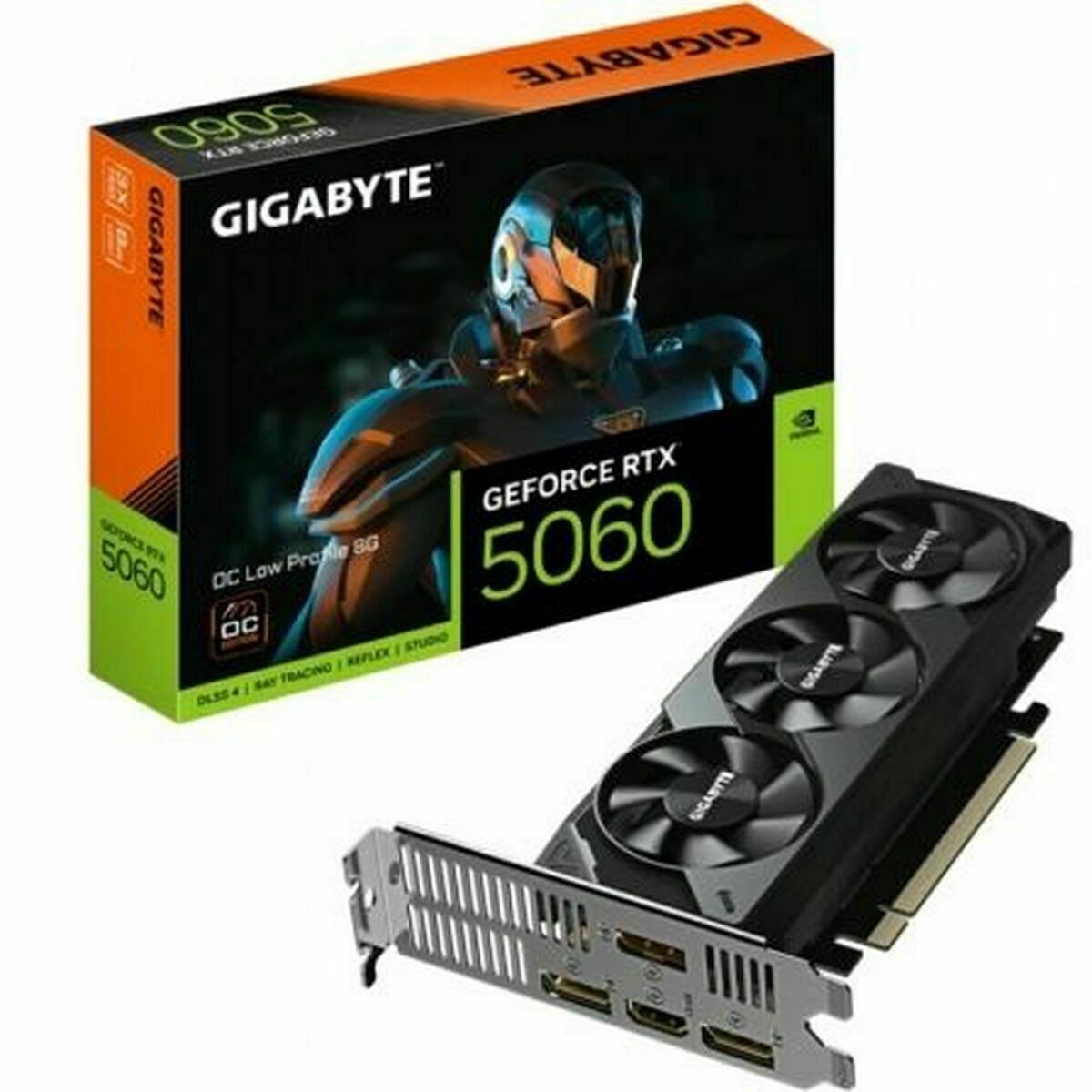 Tarjeta Gráfica Gigabyte GeForce RTX 5060 OC Low Profile 8G GEFORCE RTX 5060 8 GB GDDR7