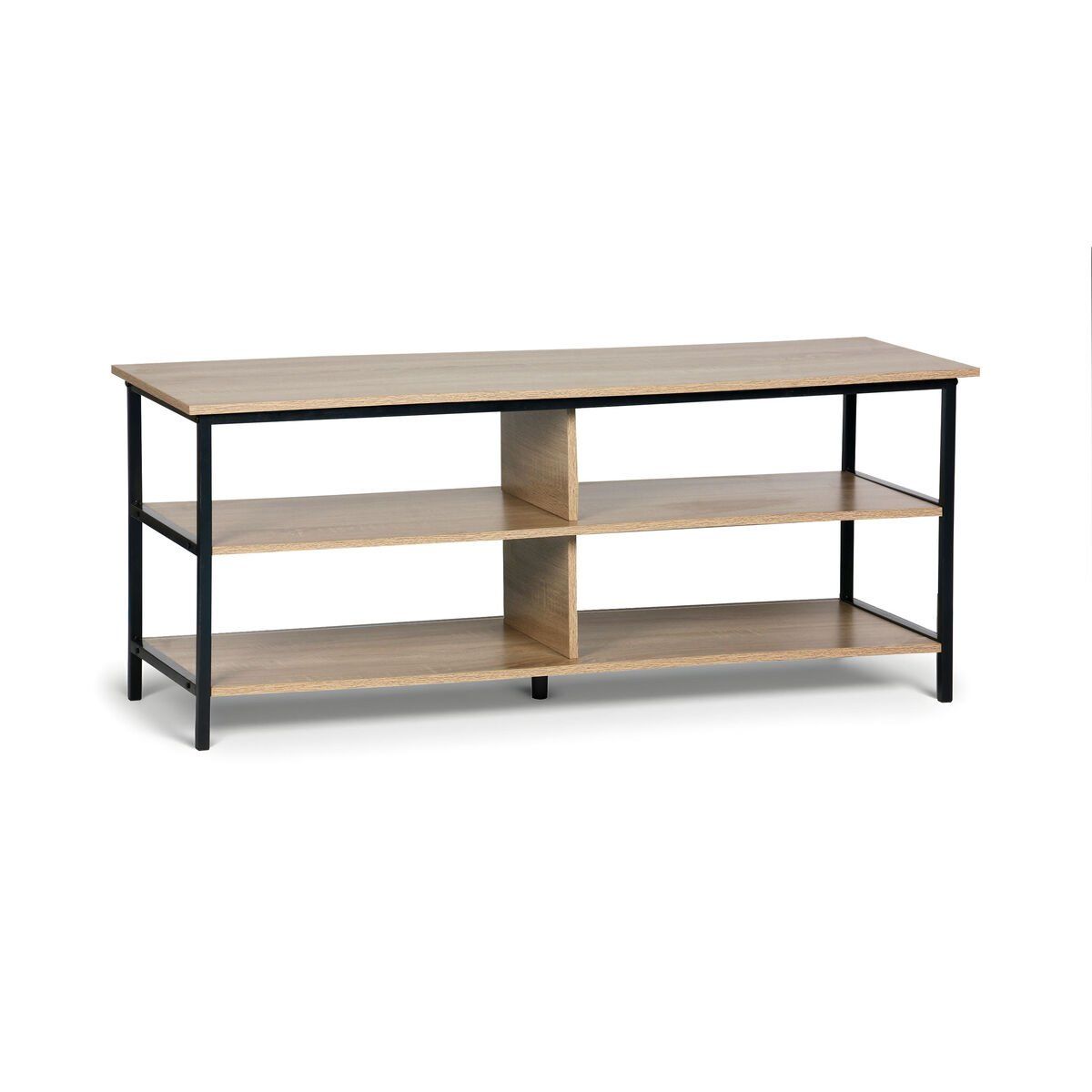 Mueble Auxiliar MobleKit Marrón Negro 110 x 40 x 45 cm Madera Metal