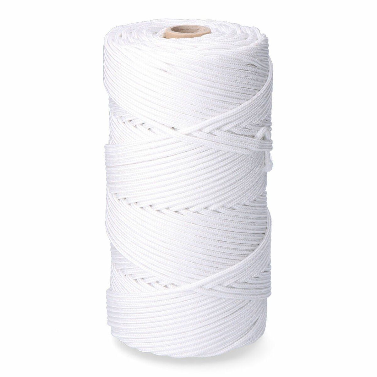 Cordón EDM 87915 Blanco Polipropileno 5 mm x 200 m Trenzado