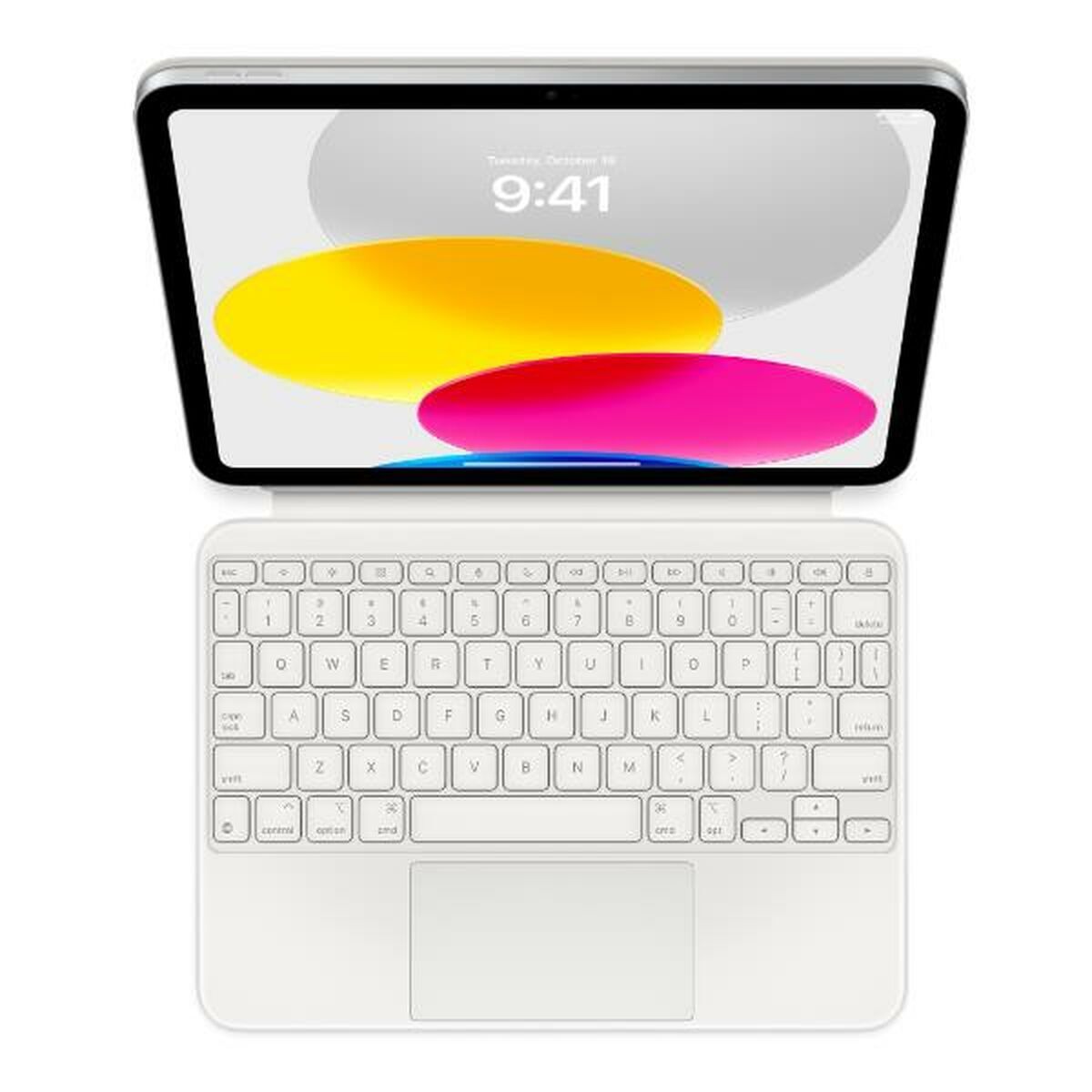 Teclado Apple MQDP3B/A Qwerty Español Blanco
