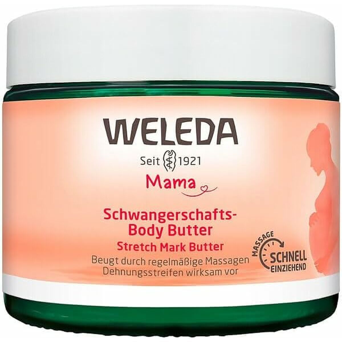 Crema Corporal Antiestrías Weleda Mama 150 ml