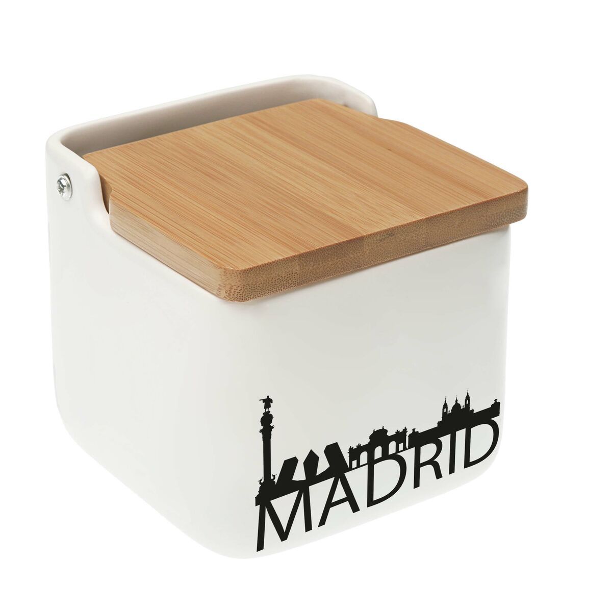 Salero y Pimentero Versa Madrid Cerámica 12,2 x 11,5 x 12,2 cm
