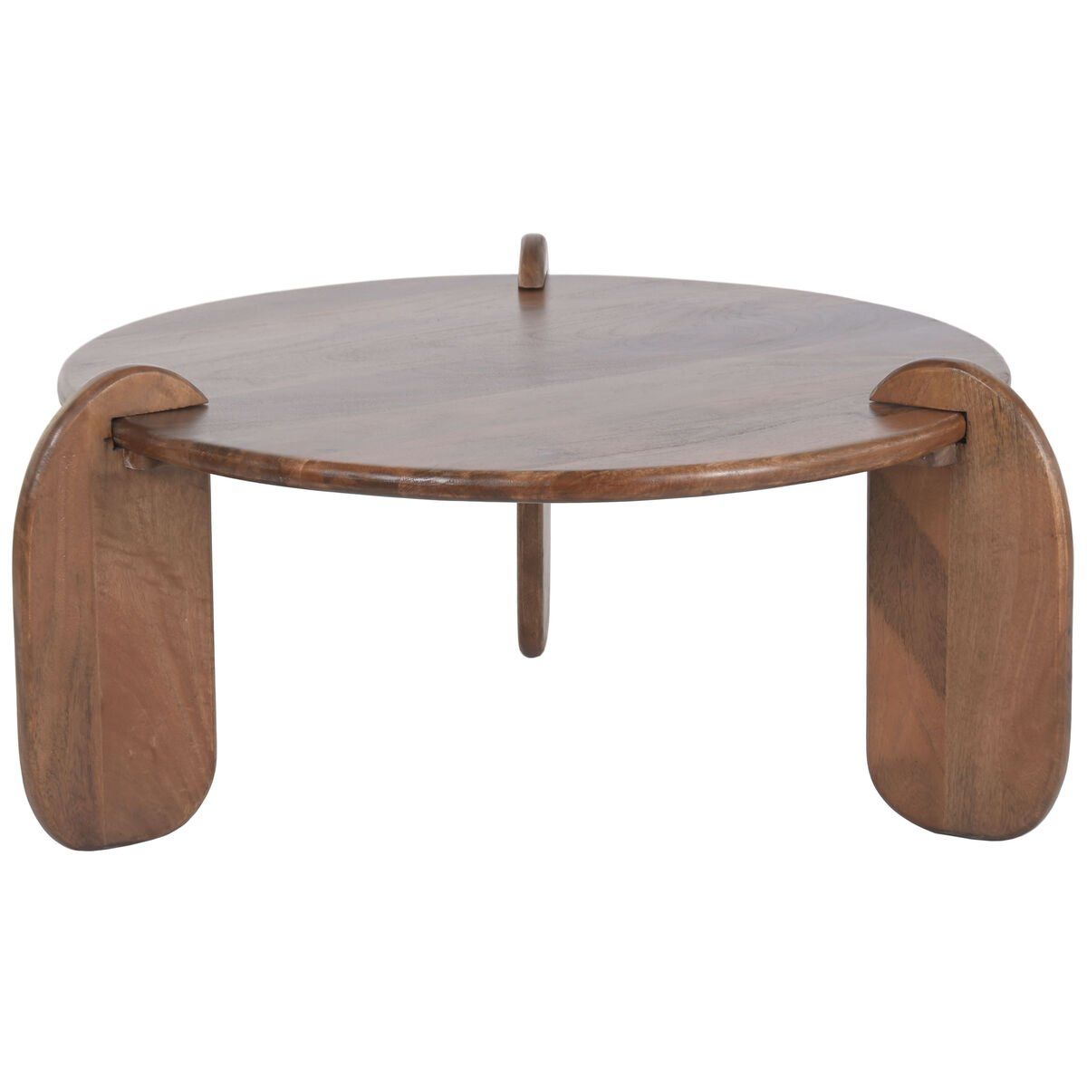 Mesa de Centro Home ESPRIT Marrón 98 X 98 X 46 CM