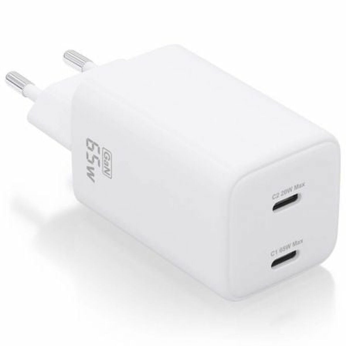 Cargador de Pared Aisens ASCH-65W2P039-W Blanco Multicolor 65 W