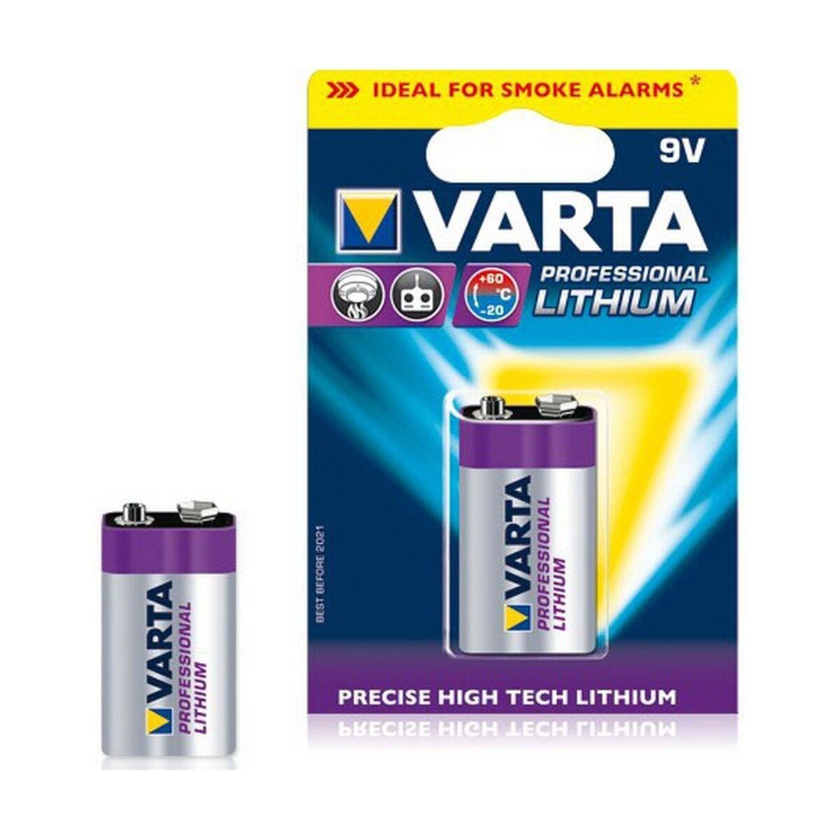 Pilas Varta Ultra Lithium 1200 mAh 9 V