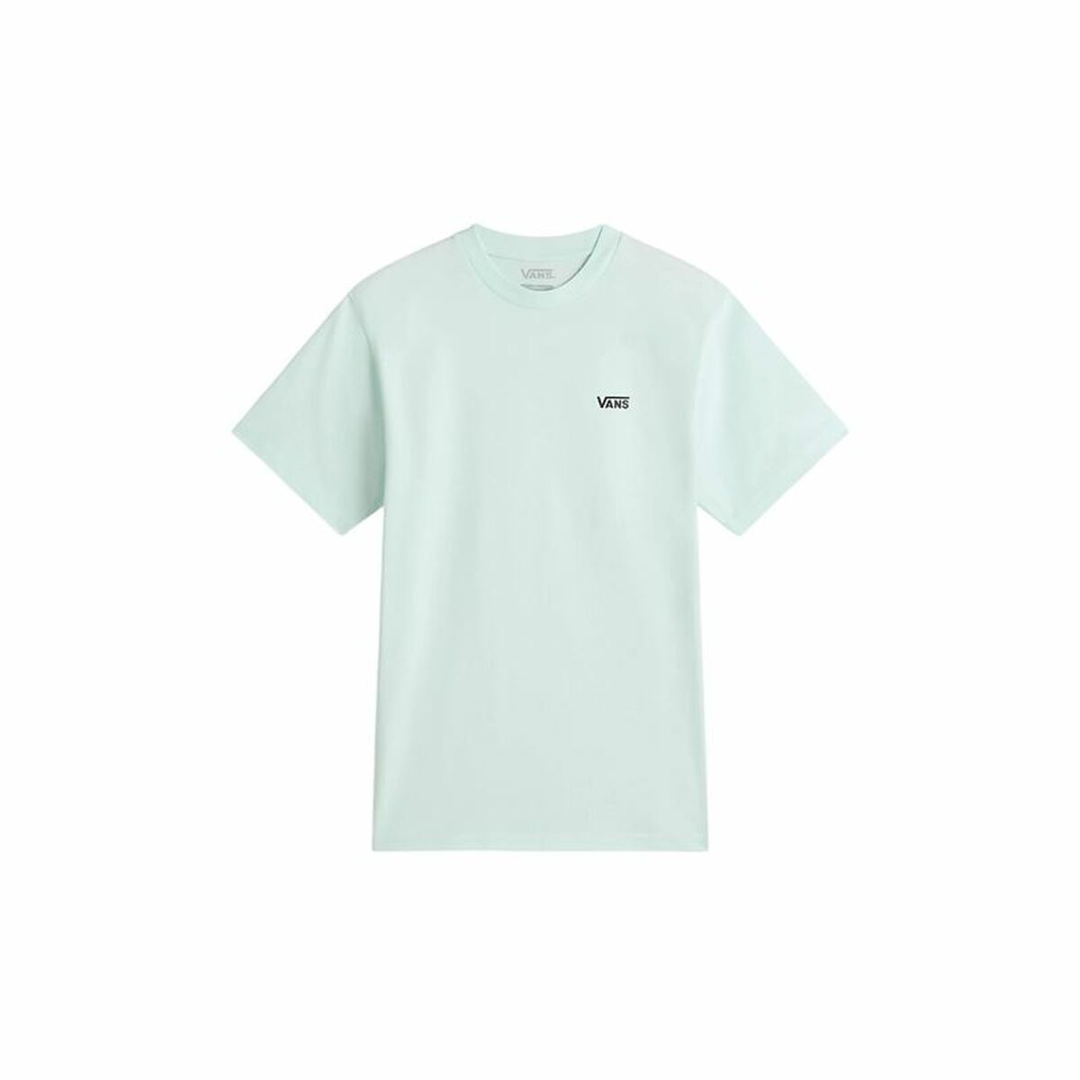 Camiseta de Manga Corta Mujer Vans Left Chest Logo Em Hint Of Mint Aguamarina