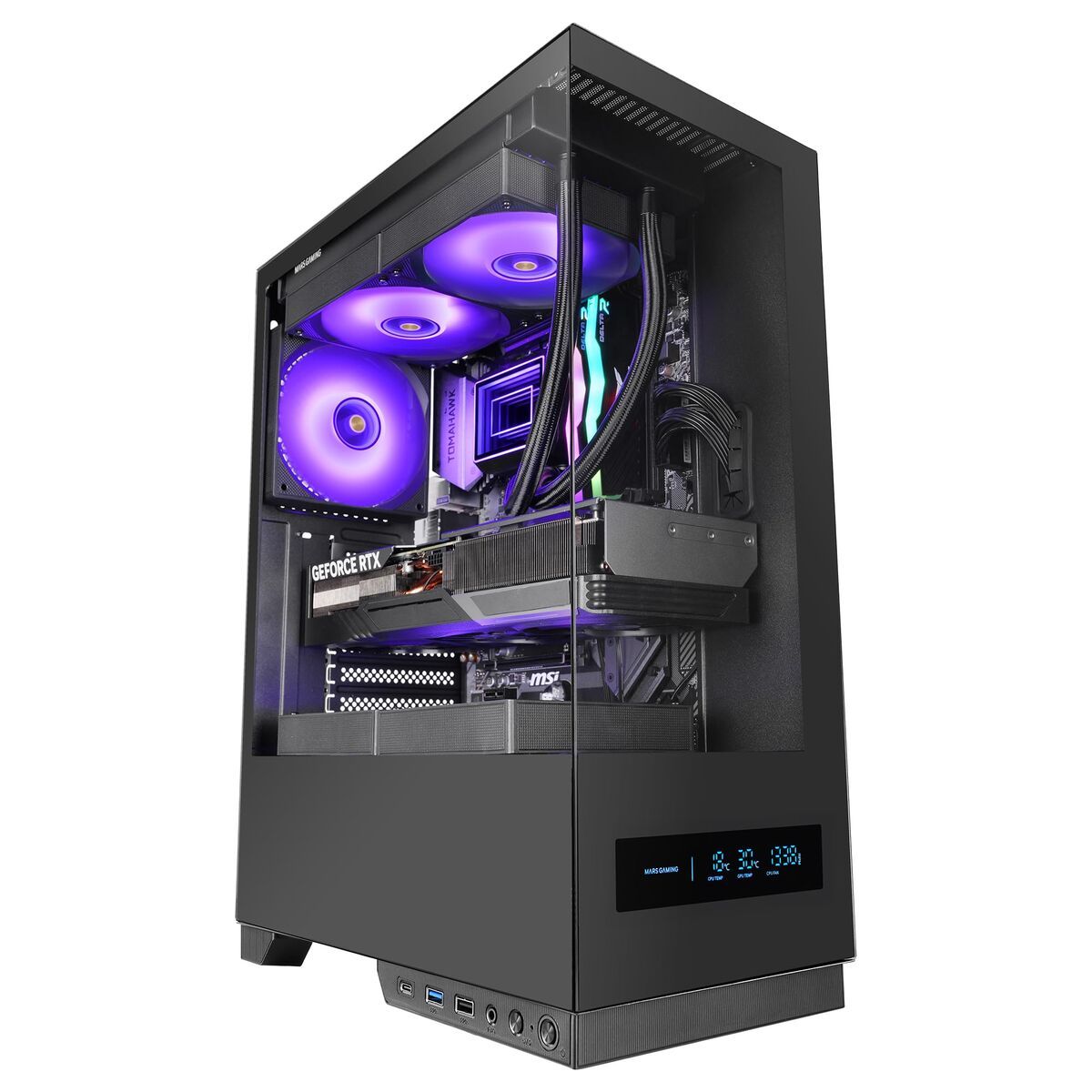 Caja Semitorre ATX Mars Gaming MCPULSAR Negro