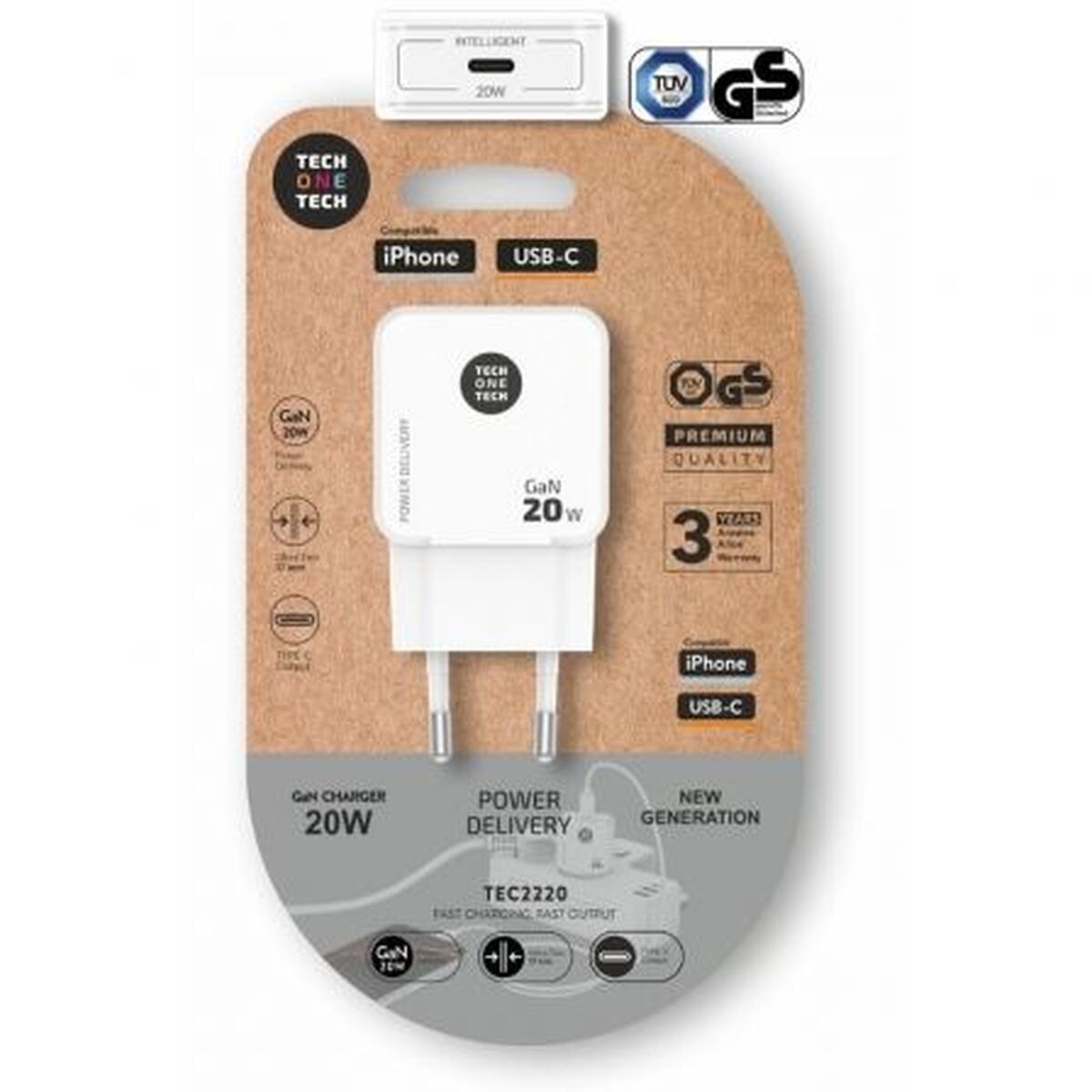 Cargador de Pared Tech One Tech TEC2220
