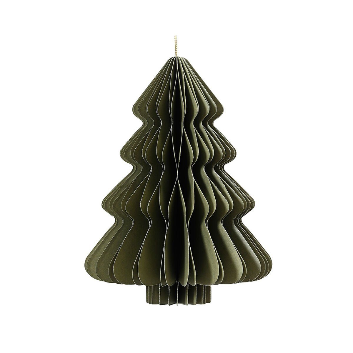 Árbol de Navidad Decoris Verde Papel Ø 30 x 40 cm