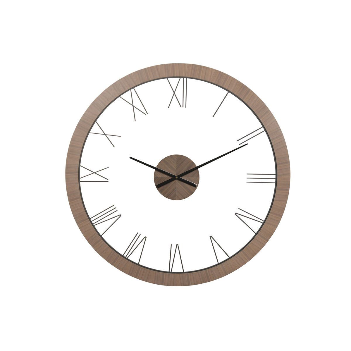 Reloj de Mesa Home ESPRIT Marrón Negro Sixties