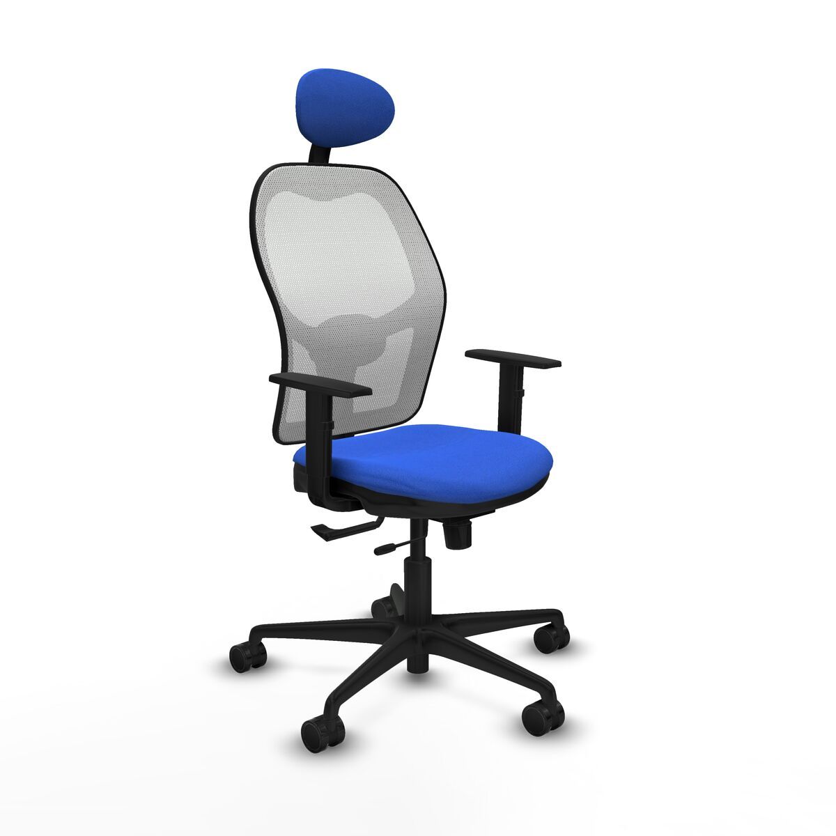 Silla de Oficina con Cabecero Jorquera Piqueras y Crespo 1D036N1 Azul