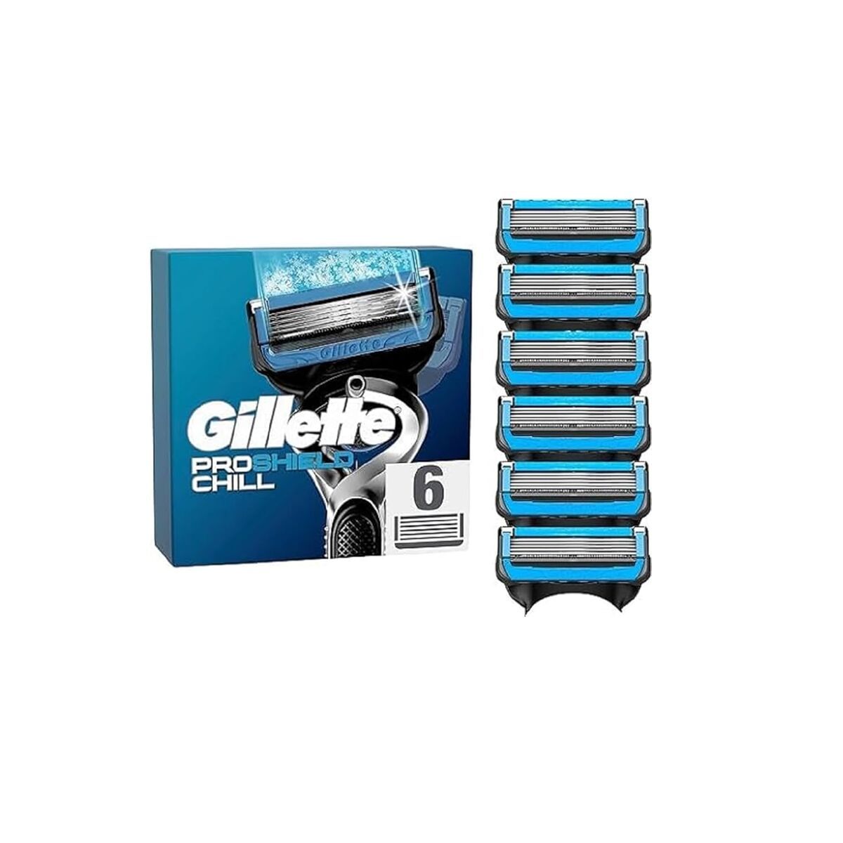 Recambio de Cuchilla para Afeitadora Gillette Proshield Chill