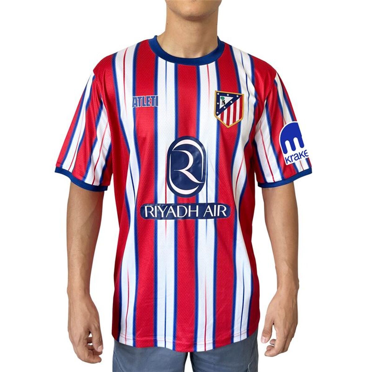 Camiseta de Fútbol de Manga Corta Hombre Atlético Madrid Official Home Jersey 24/25