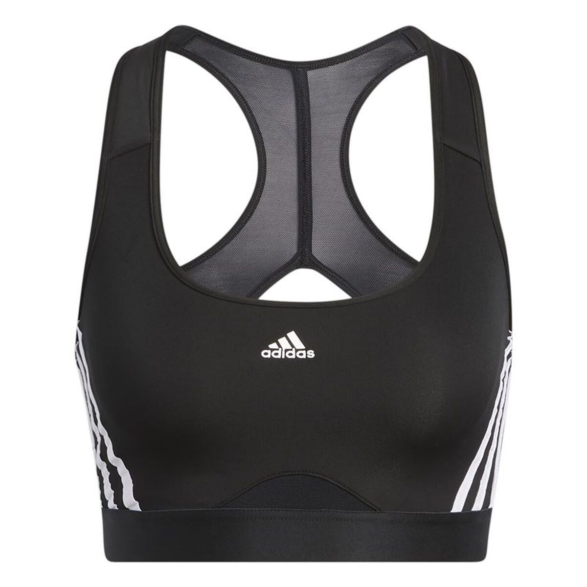 Sujetador Deportivo Adidas Pwr Ms 3S Negro XS