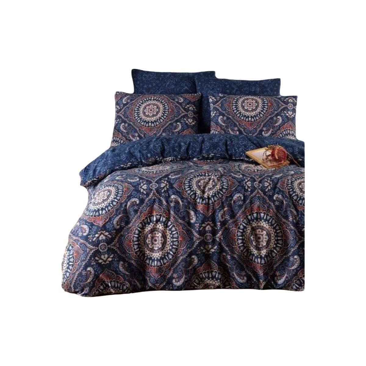 Juego de funda nórdica Azul Cama de 200 3 Piezas