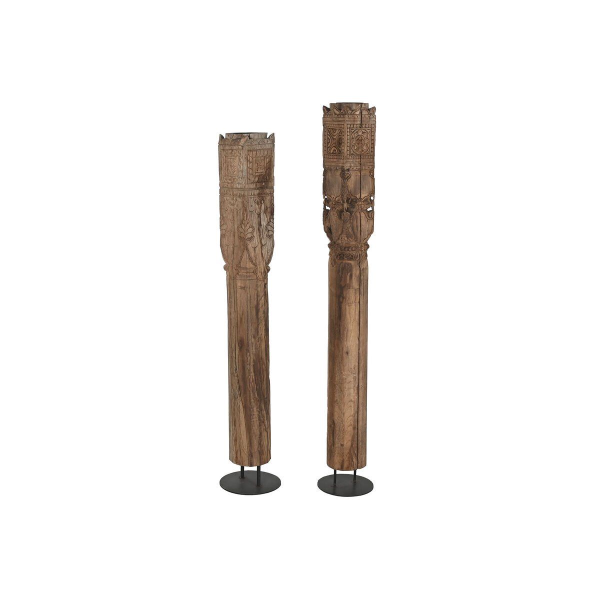 Figura Decorativa Home ESPRIT Marrón Negro Pieza única