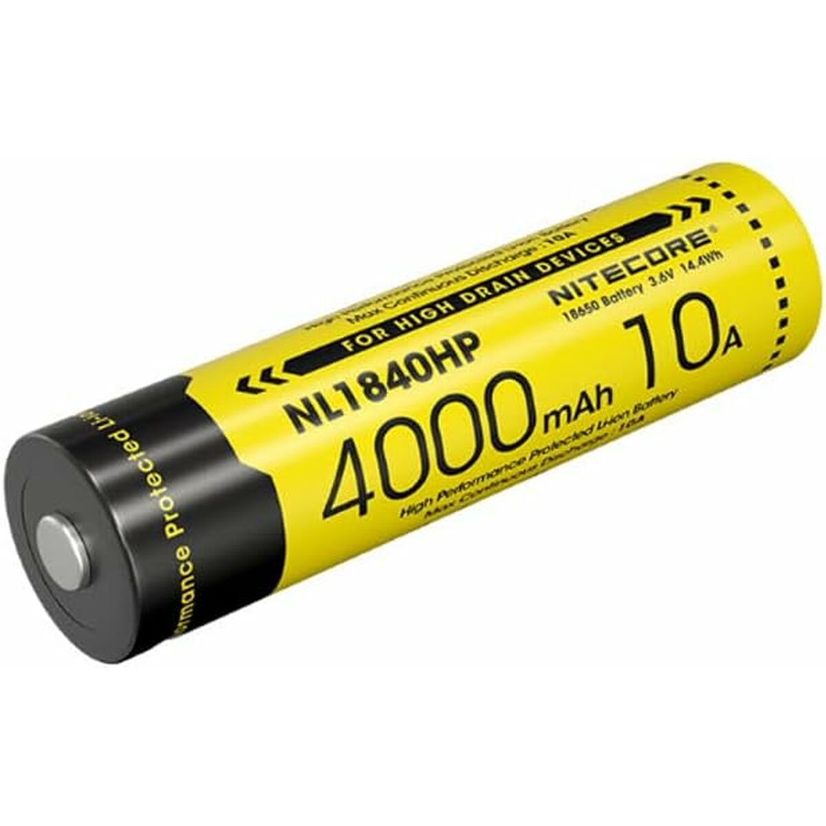 Pilas Recargables Nitecore NT-NL1840HP 4000 mAh 3,6 V 18650
