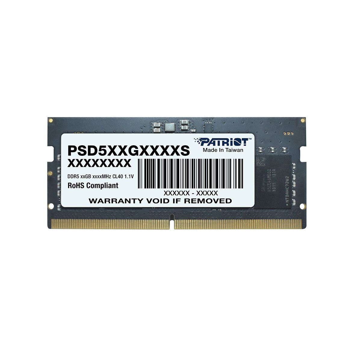 Memoria RAM Patriot Memory PSD58G560081