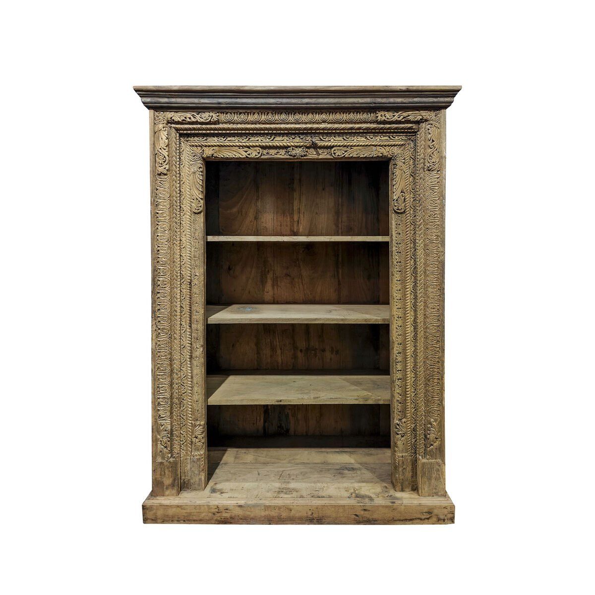 Estantería Home ESPRIT Natural madera de teca 120 x 50 x 180 cm