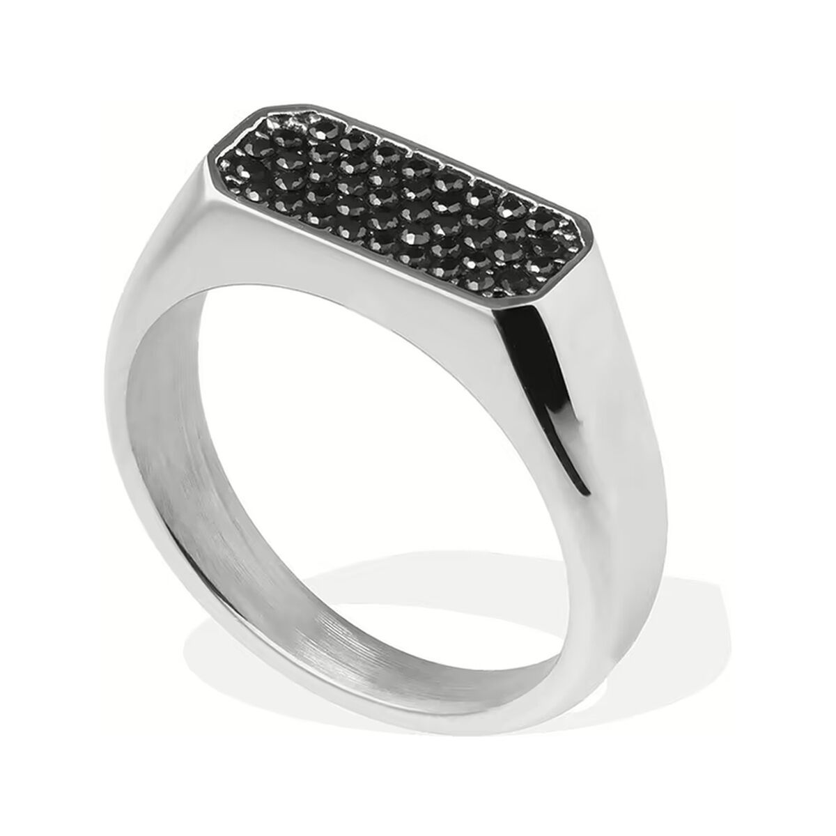 Anillo Mujer LIU JO MLJ534M22 Plateado Negro 22