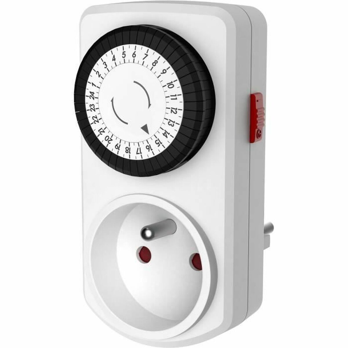 Temporizador GAO Temporizador Analógico Fácil de usar, ligero y manejable 3600 W 230 V 16 A