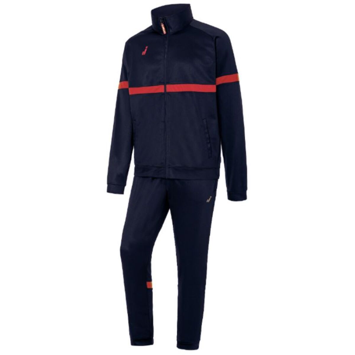 Chándal para Adultos Joluvi Speck Rojo Azul marino Unisex