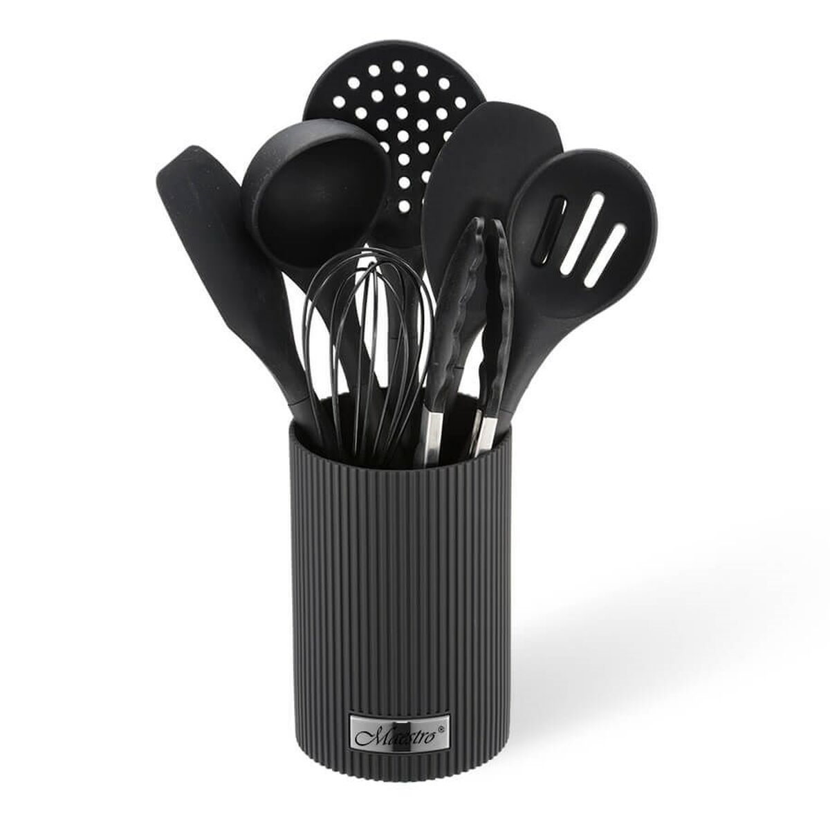 Juego de Cuchillos de Cocina y Soporte Feel Maestro MR-1542-BLACK