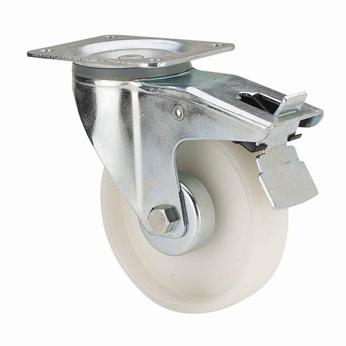 Rueda Ruedas Alex Blanco Poliamix 170 kg giratoria Ø 12,5 cm