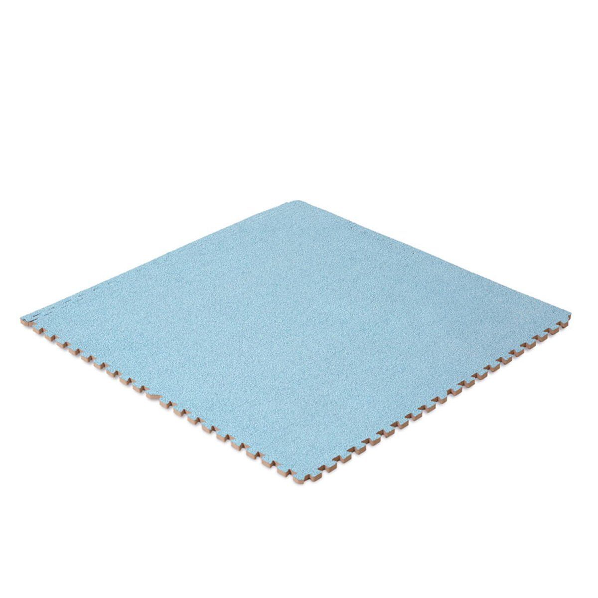 Alfombra de juego 60 x 60 x 1 cm Azul 4 Piezas