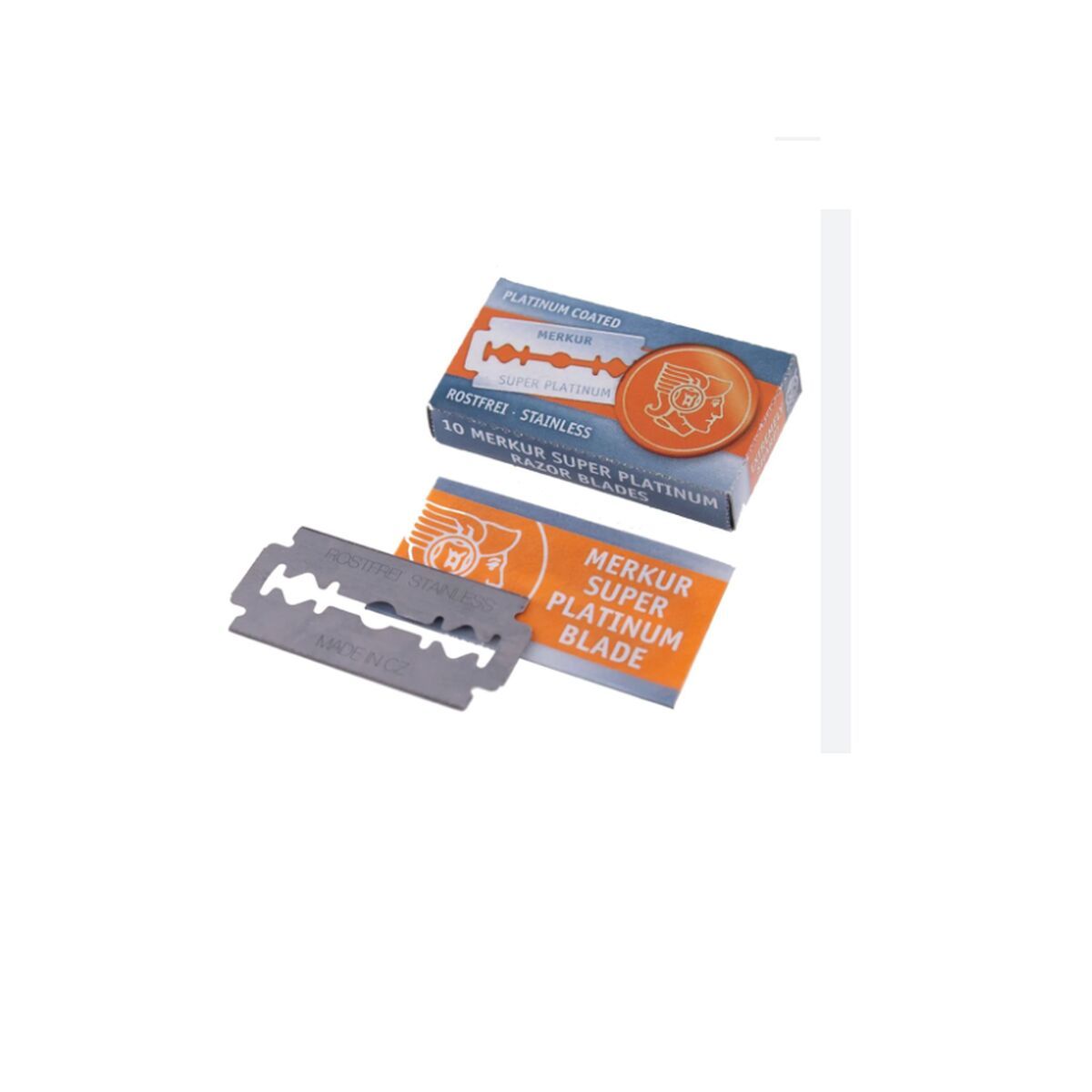 Cuchillas de afeitar Merkur Super Platinum 10 Unidades
