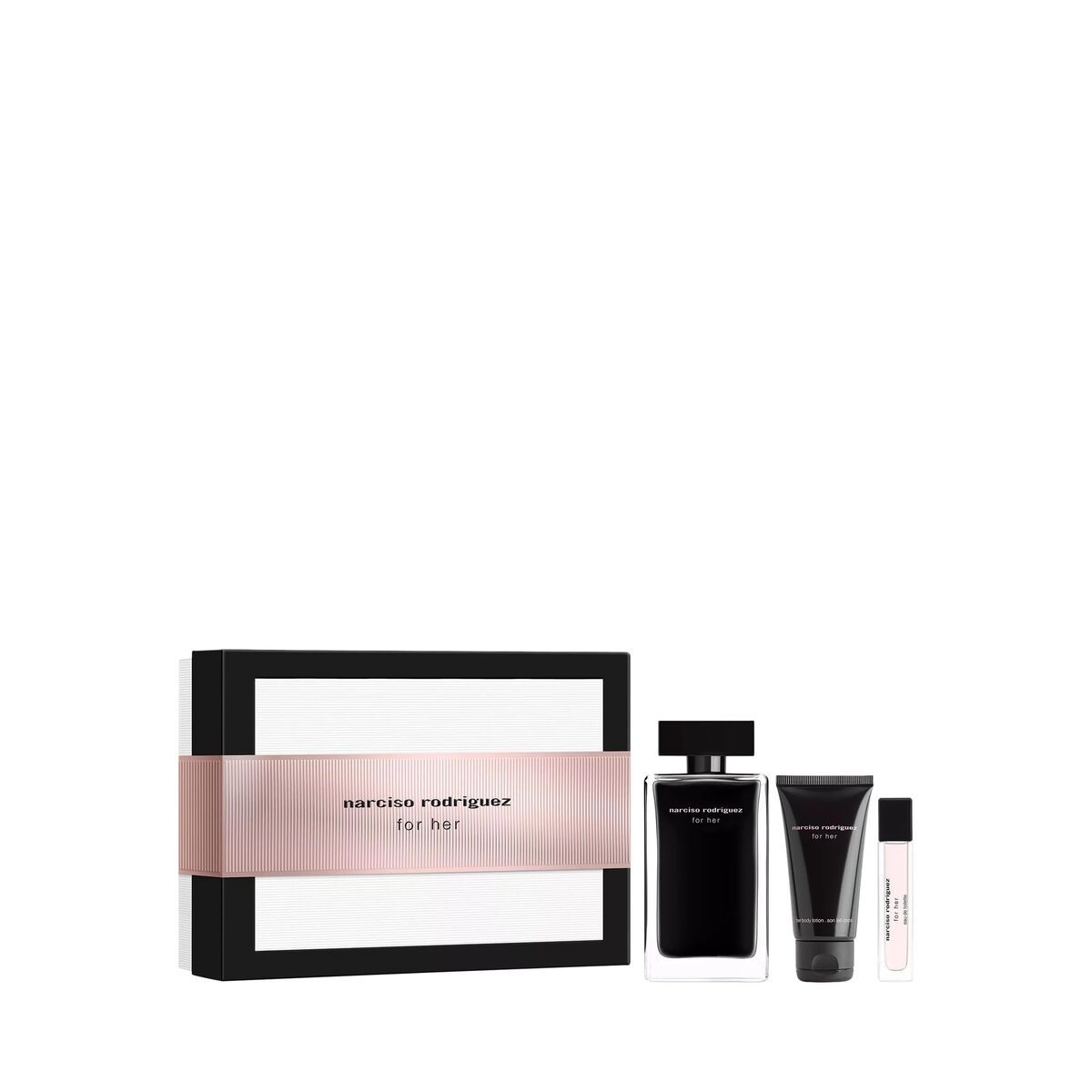 Set de Perfume Mujer Narciso Rodriguez FOR HER 3 Piezas