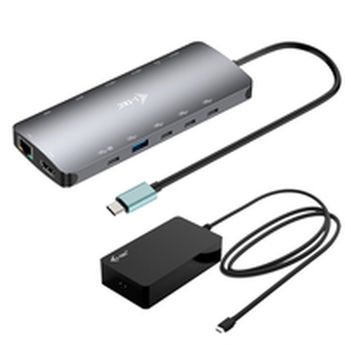 Hub USB i-Tec C31NANOTRIPLED140 Gris